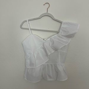White sexy crop top